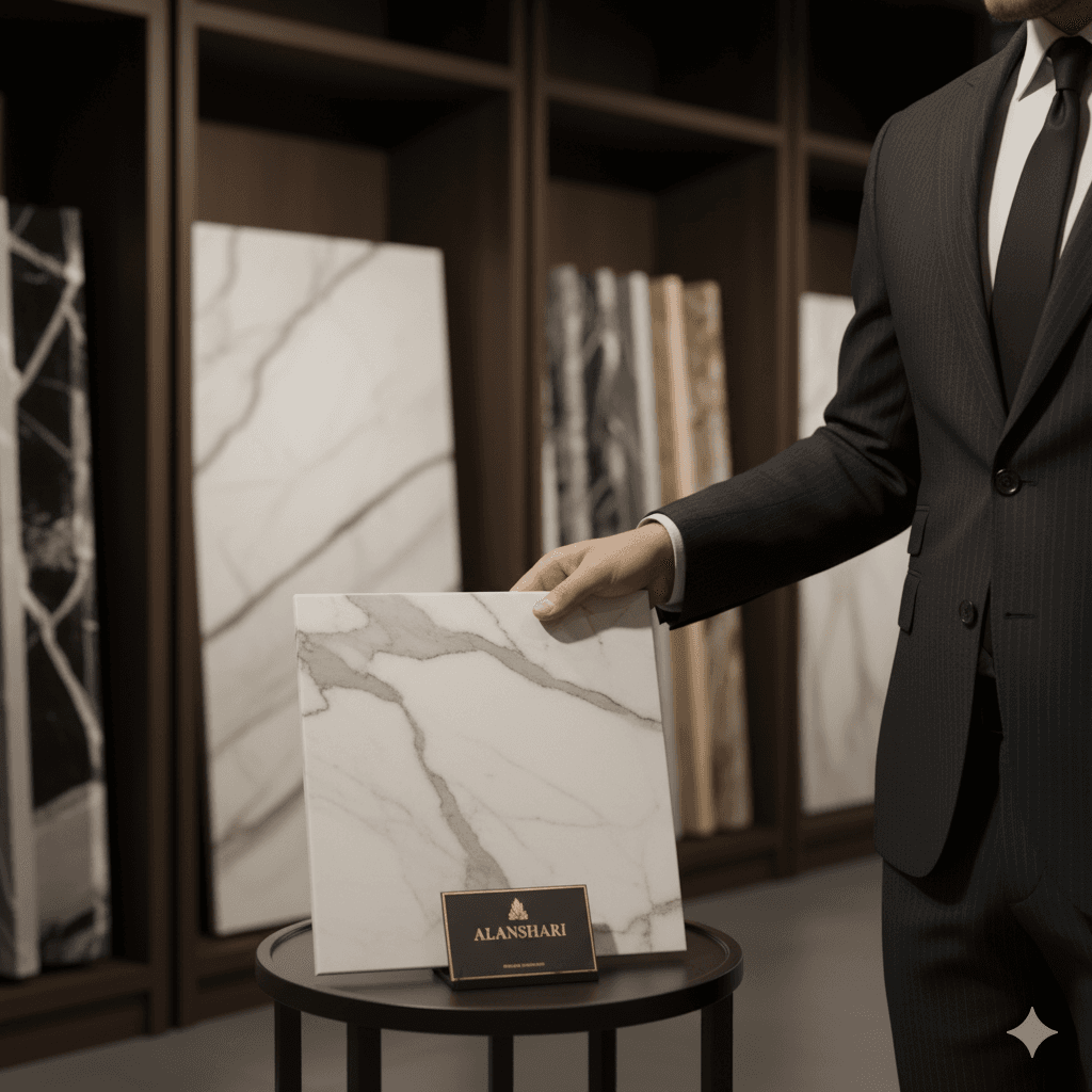 Luxury marble showcase